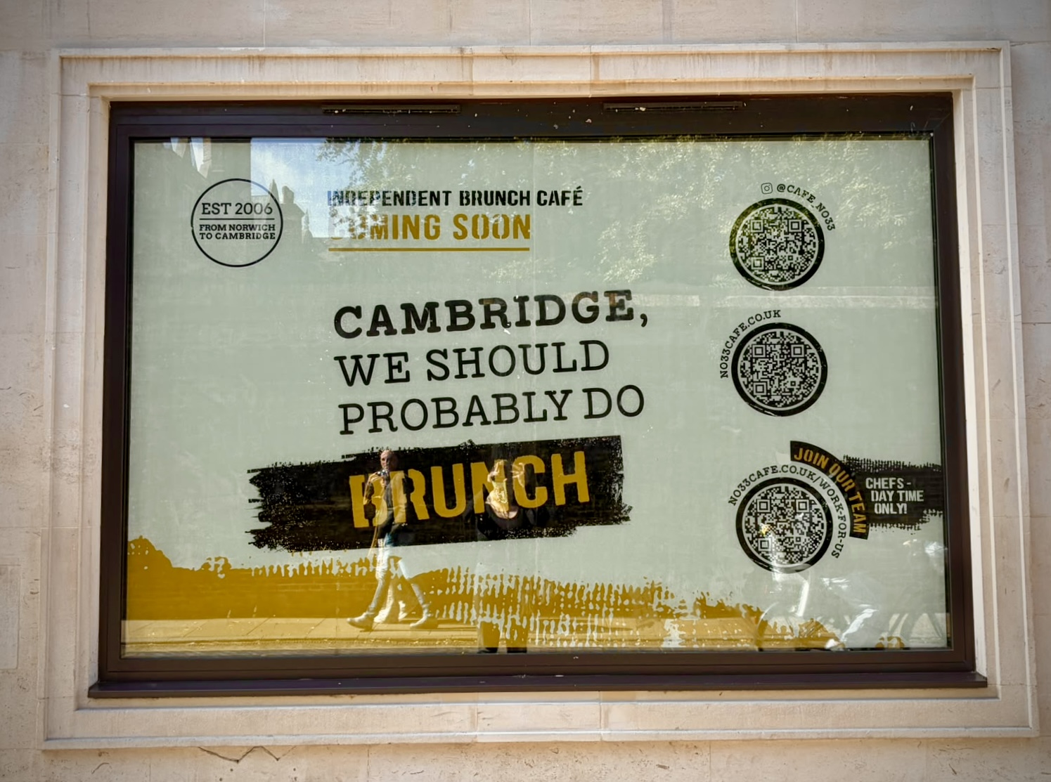 No33 brunch plates, coming soon to Cambridge